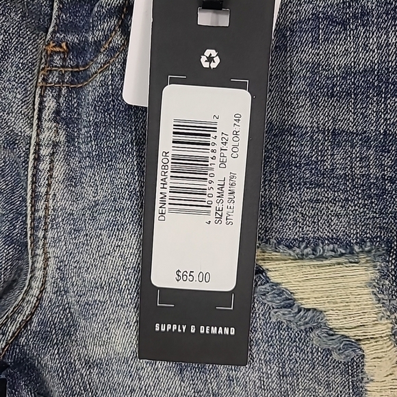 NEW Supply & Demand NYC Men's Blue Denim Harbor Jeans Sz 30/S MSRP $65 - Picture 3 of 8